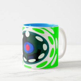Target art Two-Tone coffee mug