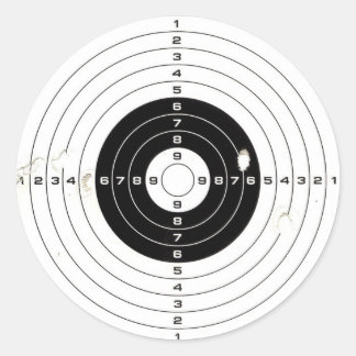 Target Classic Round Sticker