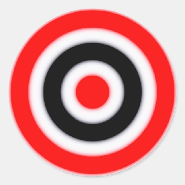 Target Classic Round Sticker (Front)