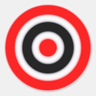 Target Classic Round Sticker