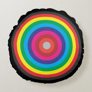 Target colour swatch round cushion