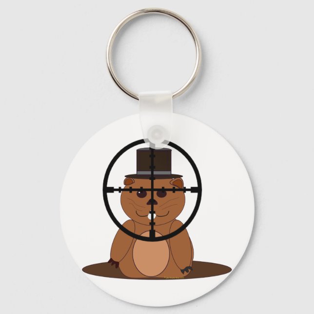 Target: groundhog key ring (Front)