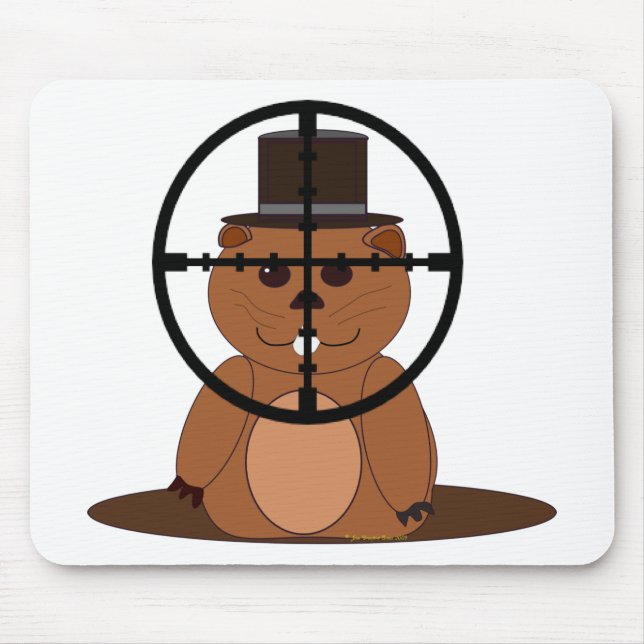 Target: groundhog mouse mat (Front)