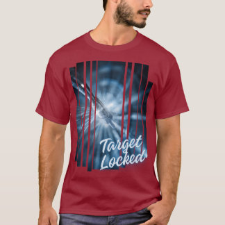 Target Locked blue visual and focus design T-Shirt