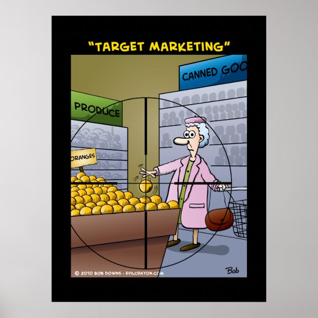 "Target Marketing" Poster (Front)