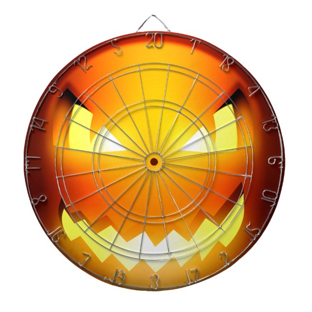 Target Of Pumpkinmoji Scrolls Dartboard (Front)