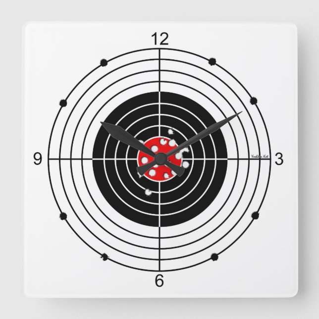 Target Square Wall Clock (Front)