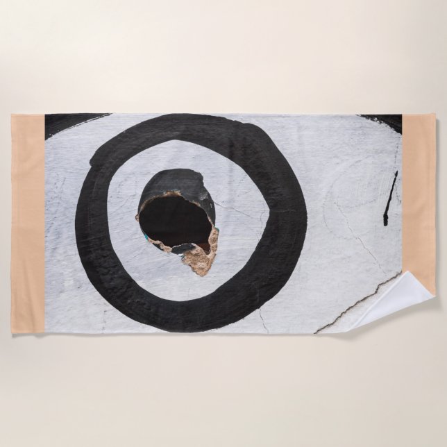 target tears up beach towel (Front)