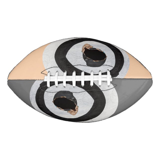 target tears up football american football (Front)