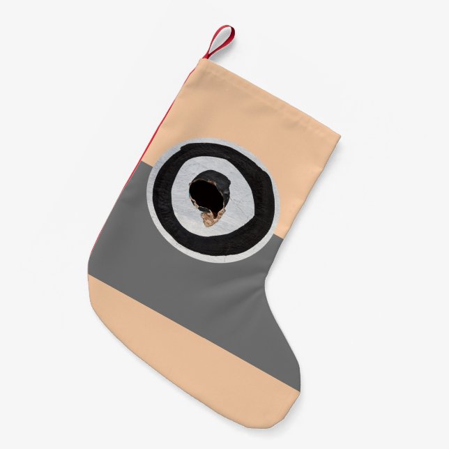 target tears up small christmas stocking (Front (Hanging))