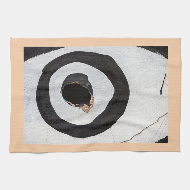 target tears up tea towel (Horizontal)
