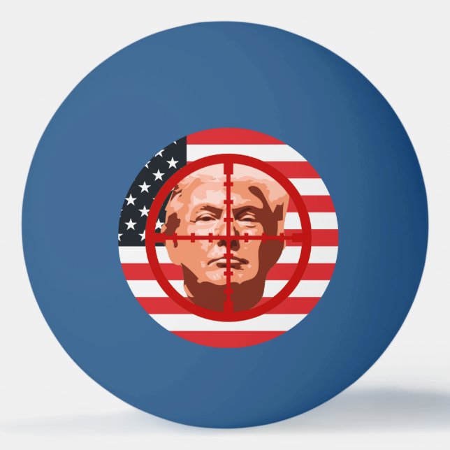 Target Trump Impeachment Party Ping Pong Ball (Front)