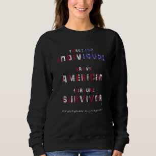 Targeted Individual, Human Trafficking, Awareness Sweatshirt