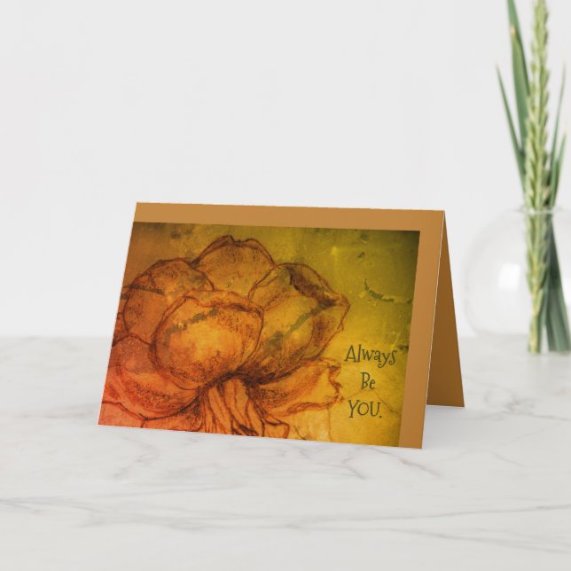 *'T'arici Rose' design, Thank You Holiday Card (Front)