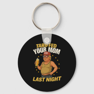 Tariff Daddy Political Meme – Funny Trump Style Ta Key Ring