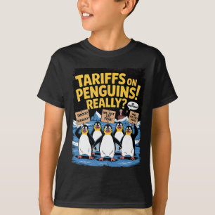 Tariff Penguins Flippers Up Heard Island Funny Res T-Shirt