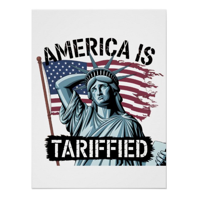 Tariff Titters – America’s Satirical Statement Poster (Front)