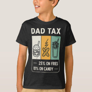 Tariffed Design Tariff Daddy Trump Funny Father's T-Shirt