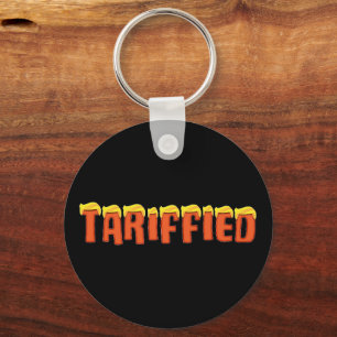 Tariffied - funny Donald Trump tariff Key Ring