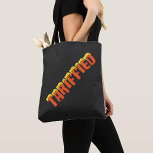 Tariffied - funny Donald Trump tariff Tote Bag