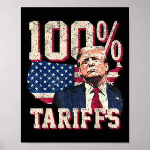 Tariffs Tarrifs Tarriffs100%  Poster