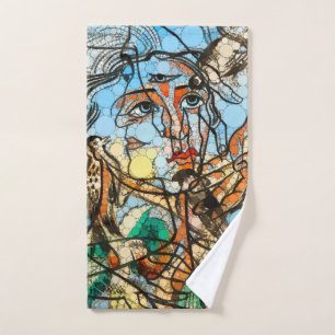 Tarin, Infinity Dots by After Francis Picabia Hand Towel