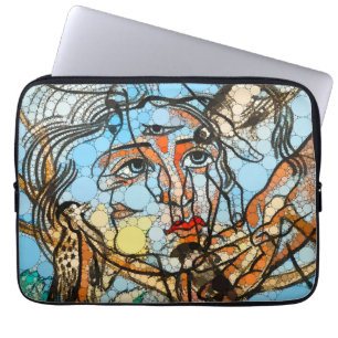 Tarin, Infinity Dots by After Francis Picabia Laptop Sleeve