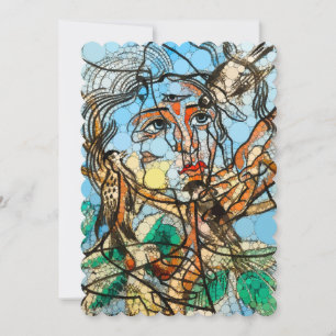 Tarin, Infinity Dots by After Francis Picabia Thank You Card