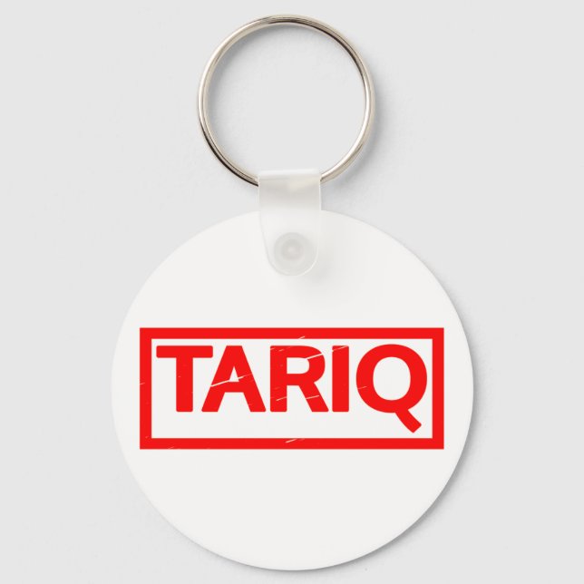 Tariq Stamp Key Ring (Front)