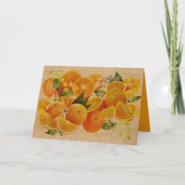 Tarjeta Bitter Oranges from Capri (Cretonne Editio Card (Front)