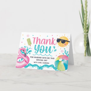 Tarjeta De Agradecimiento Let's get cool in the Po Thank You Card
