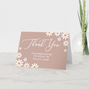 Tarjeta De Agradecimiento Thank yoy card boho Dais