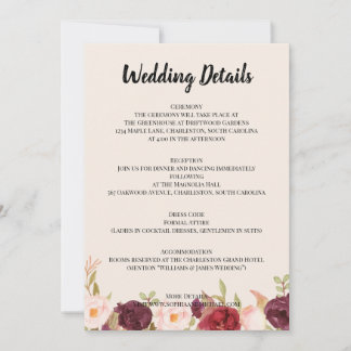 Tarjeta de anuncios plana announcement