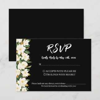 Tarjeta de confirmación RSVP card