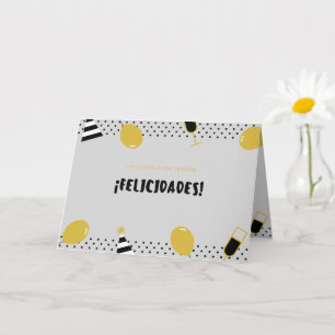 Tarjeta de felicitación plegada card
