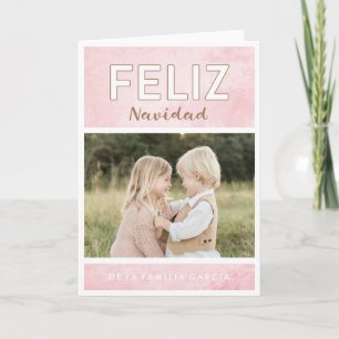 Tarjeta de Navidad de Rose Holiday Card