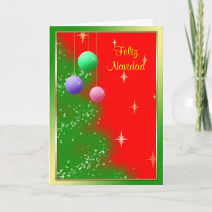 Tarjeta de Navidad - Ornamentos Holiday Card