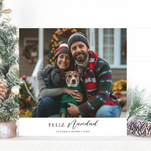 Tarjeta Fotográfica De Feliz Navidad   Christmas Holiday Card