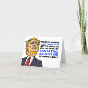 Tarjeta Funny Fathers Day Card - Donald Trump Card