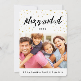 Tarjeta Navideñas de Photos   Feliz Navidad Holiday Card