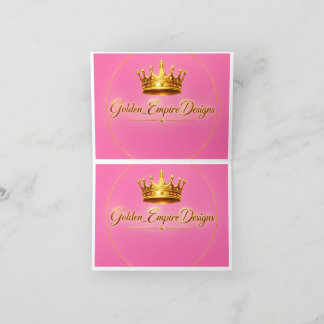 Tarjeta personalizada , eventos de empoderamiento thank you card