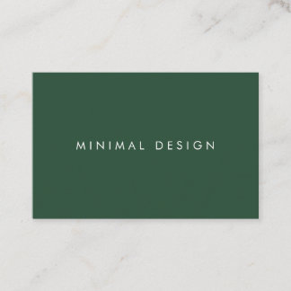 Tarjeta visita Eden Green & White Business Card