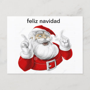 tarjetas de feliz navidad holiday postcard