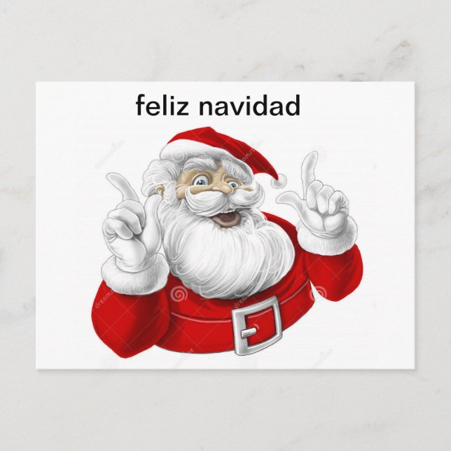 tarjetas de feliz navidad holiday postcard (Front)