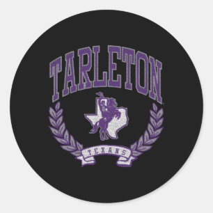 Tarleton State Texans Victory Classic Round Sticker