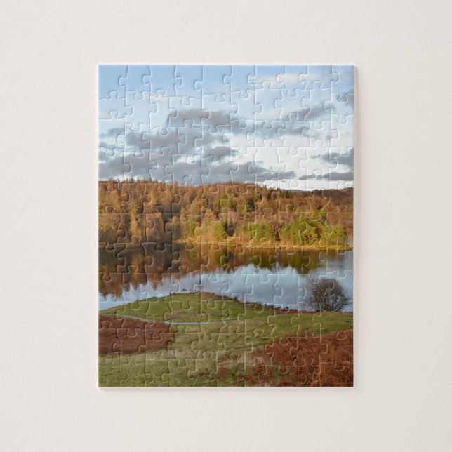 Tarn Hows - English Lake District Jigsaw Puzzle (Vertical)