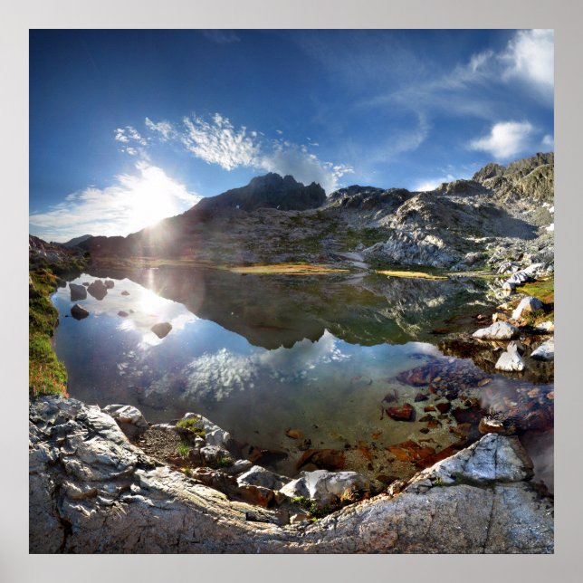 Tarn under the Minarets - Sierra Poster (Front)