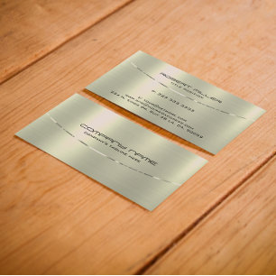 Tarnished silver metallic texture background business card