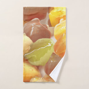 Taro Ball Delight: Iron T Taiwanese Dessert Hand Towel