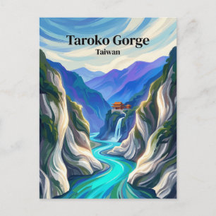 Taroko Gorge Taiwan Postcard